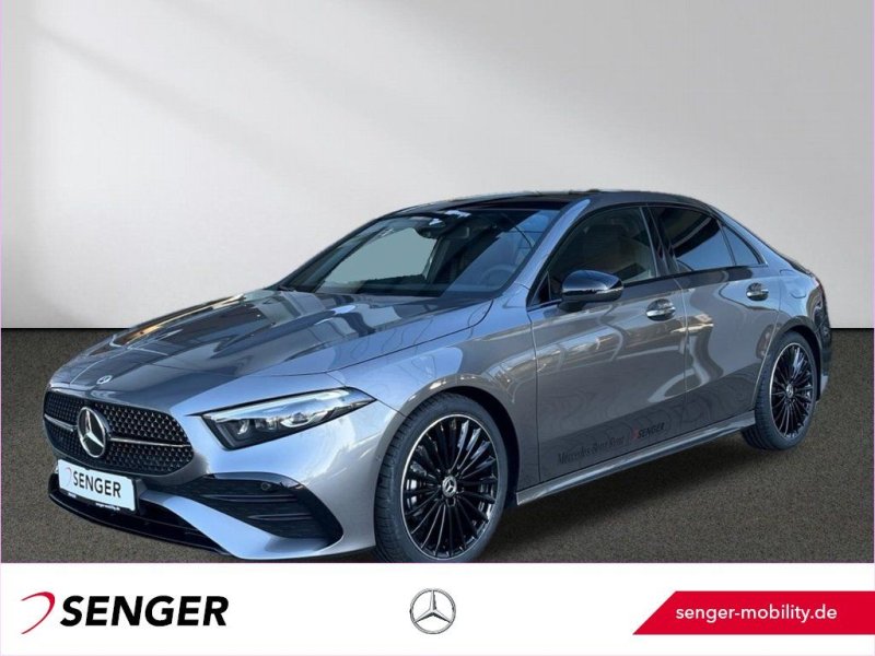 Mercedes-Benz A 200 d Limousine AMG Line Night AHK Panorama