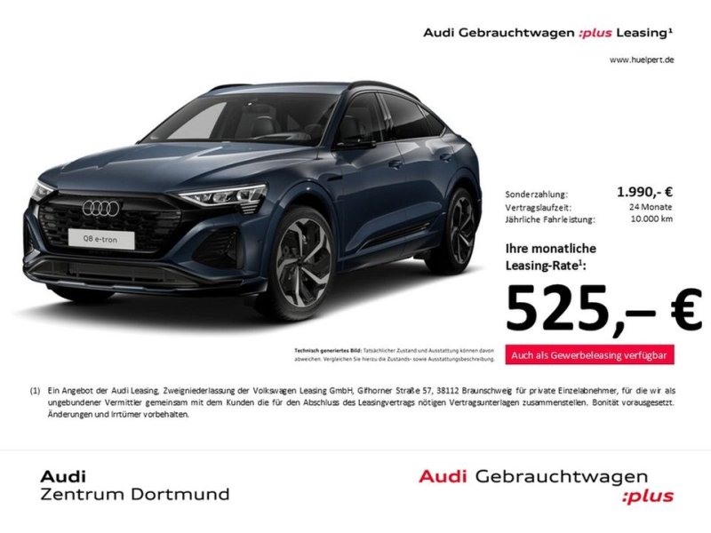 Audi Q8 e-tron Sportback 55 quattro S LINE PANO LM21