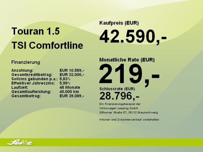 Volkswagen Touran 1.5 TSI Comfortline *AHK*KAMERA*NAVI*LED*