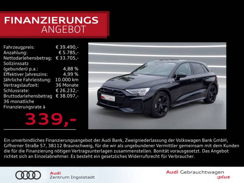 Audi A3 Sportback 35 TFSI 2x S line STHZG LED NAVI 18