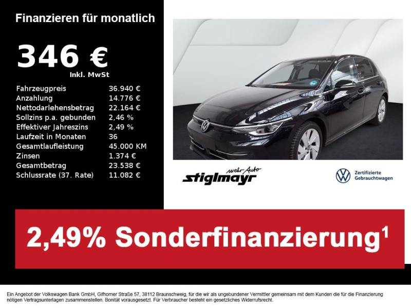Volkswagen Golf Style 1,5 l eHybrid OPF 110 kW/85 kW *IQ.LI