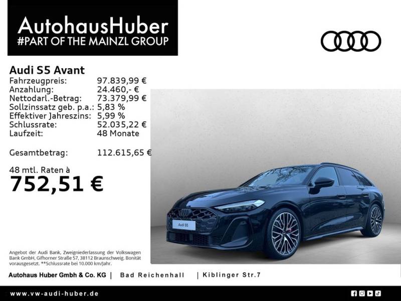 Audi S5 Avant quattro S tronic MATRIX HUD BandO AHK