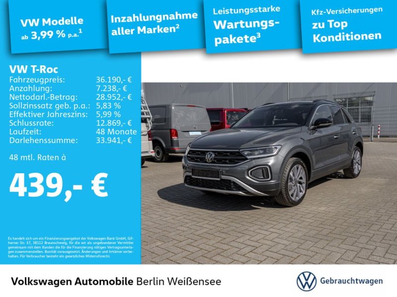 Volkswagen T-Roc 2.0 TDI Goal AHK*PDC*RFK*LED*IQ.DRIVE