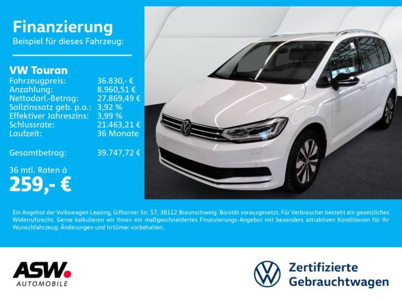 Volkswagen Touran Goal 1.5 TSI DSG LED Navi ACC PDC AHK 7-S