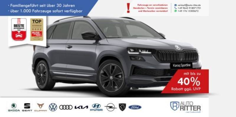 Skoda Karoq Sportline ACC-AHK-RFK-LED-Carplay-Klima...