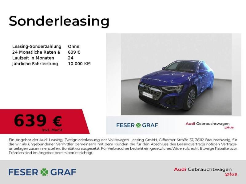Audi Q8 e-tron Sportback 55 e-tron S line Int+Ext/Mat