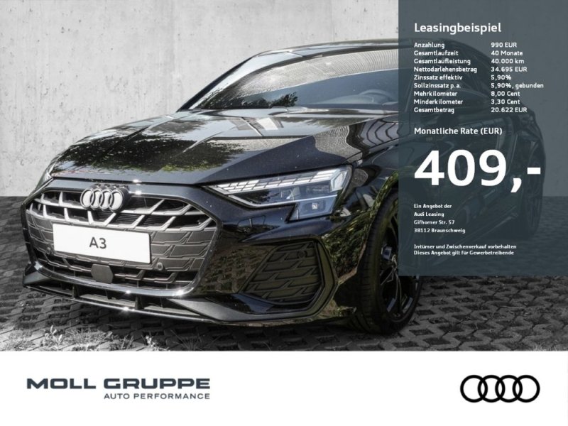 Audi A3 Sportback S line 35 TFSI 110 kW S tronic ACC