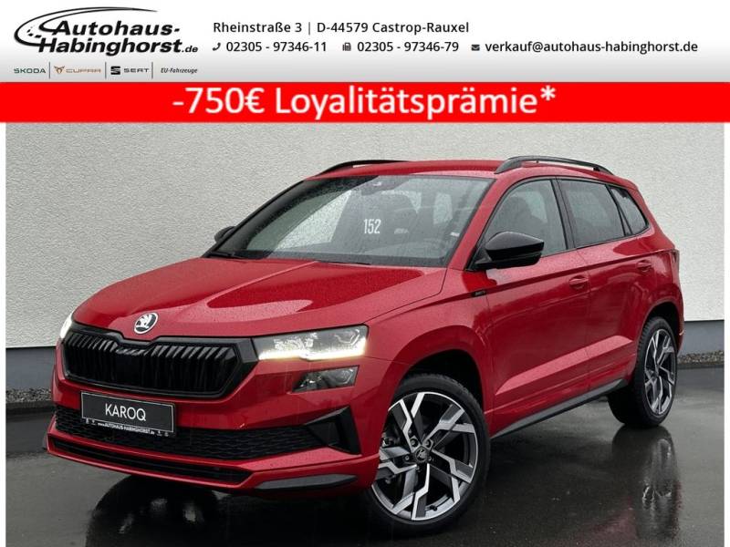 Skoda Karoq 2.0 TDI DSG 4x4 Sportline DCC ACC AHK  Mat