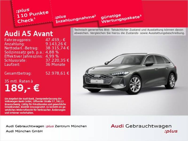 Audi A5 Avant TDI S tronic advanced ACC/LED+/Navi+/Me
