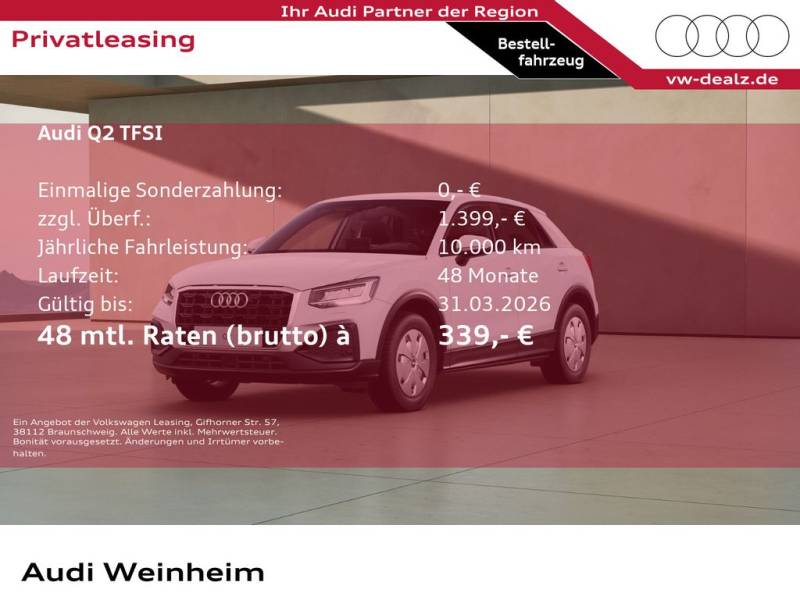 Audi Q2 30 TFSI KLIMA LED DAB ZV Bluetooth