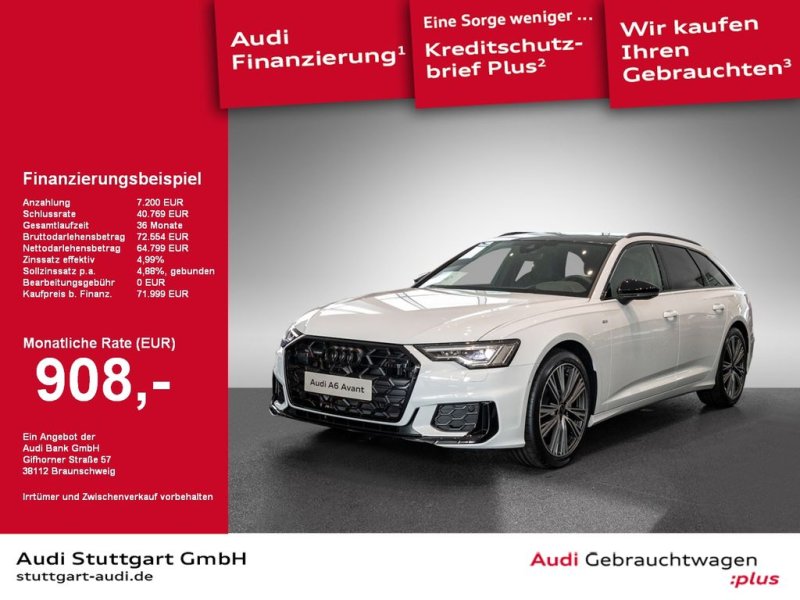 Audi A6 Avant S line 40 TDI quattro S tronic AHK HUD