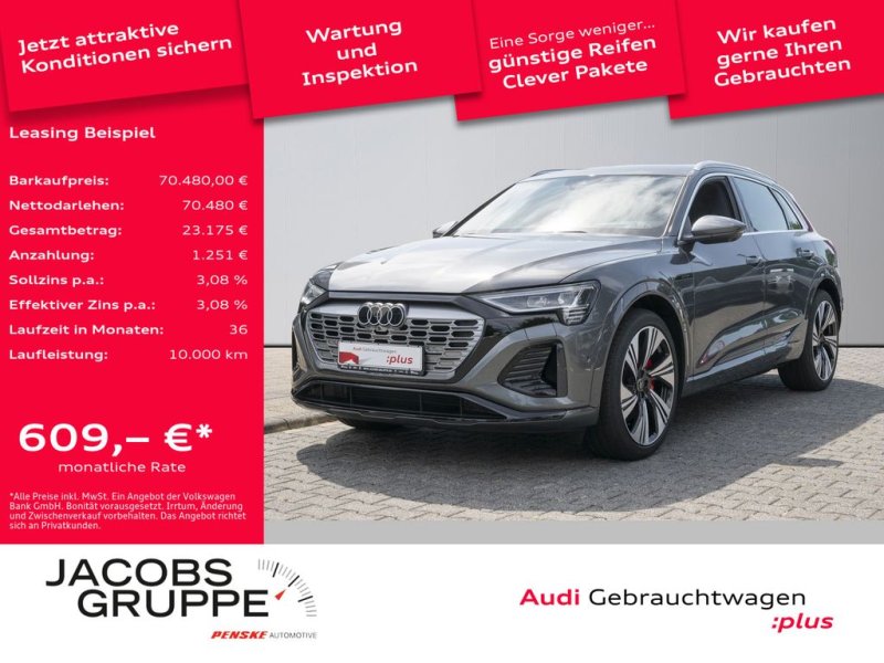 Audi Q8 e-tron 55 S line/Matrix/HuD/22KW/360°/ACC/22Z