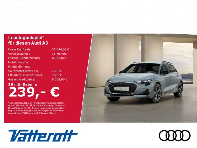 Audi A3 Sportback advanced TFSI ACC LED Navi CarPlay