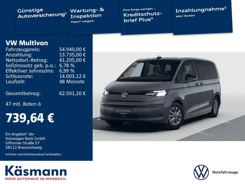 Volkswagen T7 Multivan 2.0TDI LR 5 JAHRE 7-SITZE lang