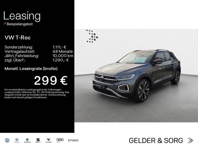 Volkswagen T-Roc Style 2.0 TDI DSG BlackStyle*AHK*PANO*19Z*