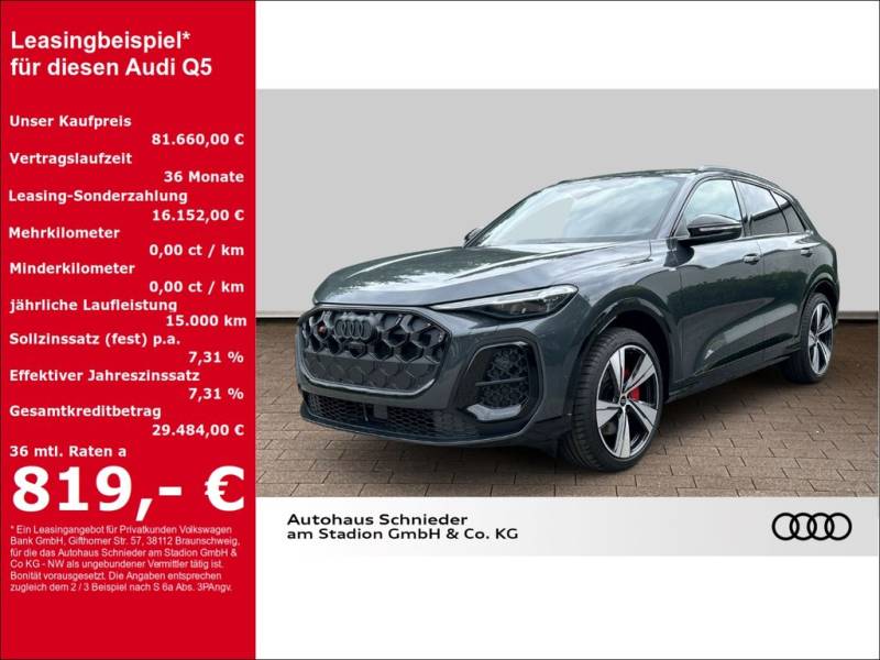 Audi Q5 SUV EDITION 2,0TDI LED+LUFT+AHK+HUD+PARK-LENK