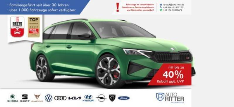 Skoda Octavia Combi RS ACC-RFK-LED-Navi-Carplay-Kli...