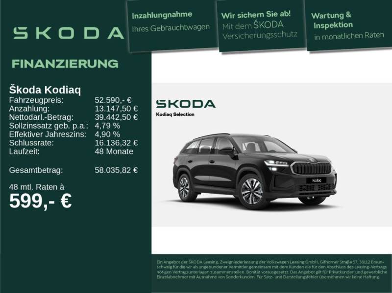 Skoda Kodiaq Selection 1,5 TSI iV 150 kW MATRIX HUD