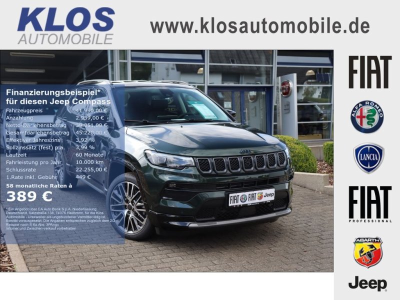 Jeep Compass SUMMIT PHEV 4Xe 240PS AT 1.3 T4 PREMIUM 