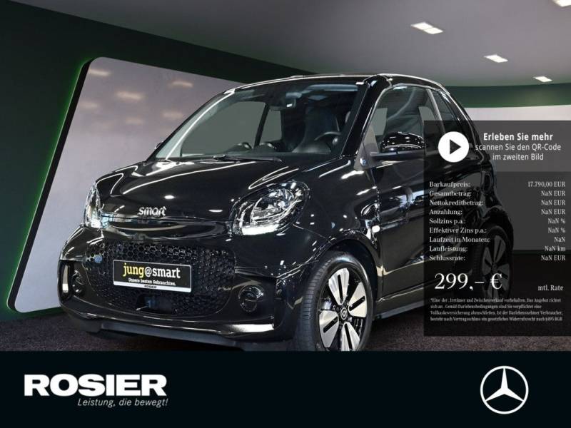 Smart EQ fortwo cabrio Prime Leder DAB SHZ Einparkh. K