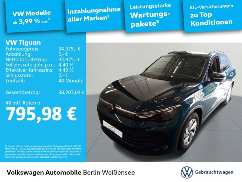 Volkswagen Tiguan 1.5 eTSI *DSG*APP*NAV*LED*RFK*AHK*