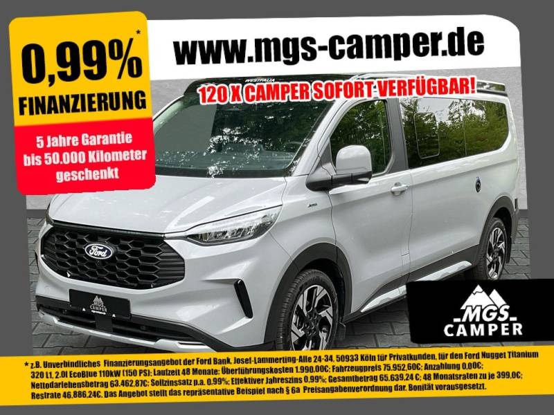 Ford Nugget Active L2 #Aufstelldach #Neuer Nugget