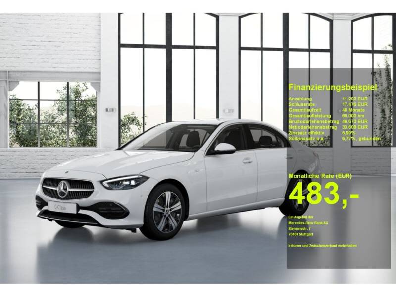 Mercedes-Benz C 300 e Avantgarde+Kamera+Memory+Navi+Ambiente