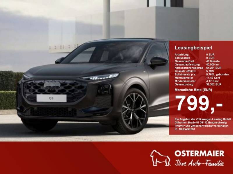 Audi Q3 Sportback TFSI quattro 204PS S tronic AHK,KAM