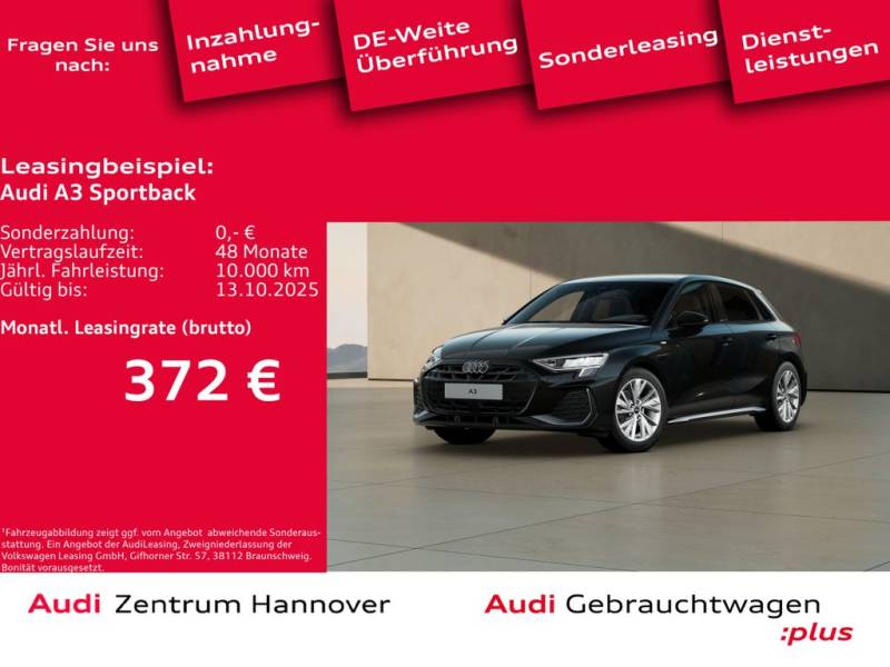 Audi A3 Sportback S line 35 TDI Kamera virtual Navi