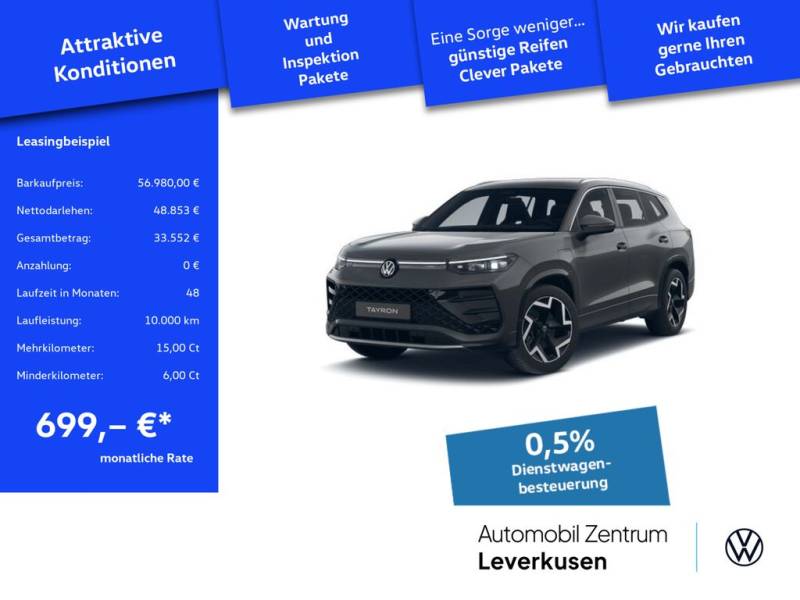 Volkswagen Tayron eHybrid R-Line LED KAM ACC CARPLAY SHZ