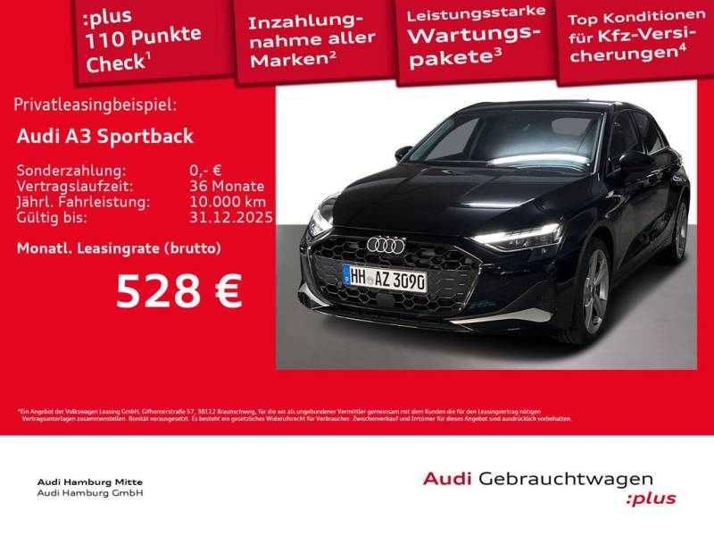 Audi A3 Sportback 35 TFSI advanced S tronic LED Navi