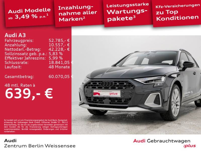 Audi A3 1.5 TFSI e allstreet S-TRO*S-LINE*NAV*LED*SID