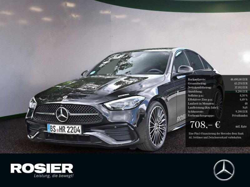 Mercedes-Benz C 180 AMG Line Distr Pano AHK LED