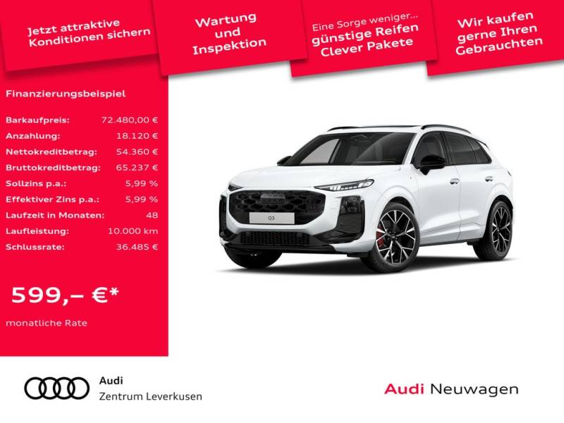 Audi Q3 SUV TFSI quattro S tronic PANO HUD BandO SHZ