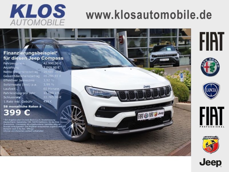 Jeep Compass SUMMIT PHEV 4Xe 240PS AT 1.3 T4 SCHIEBED