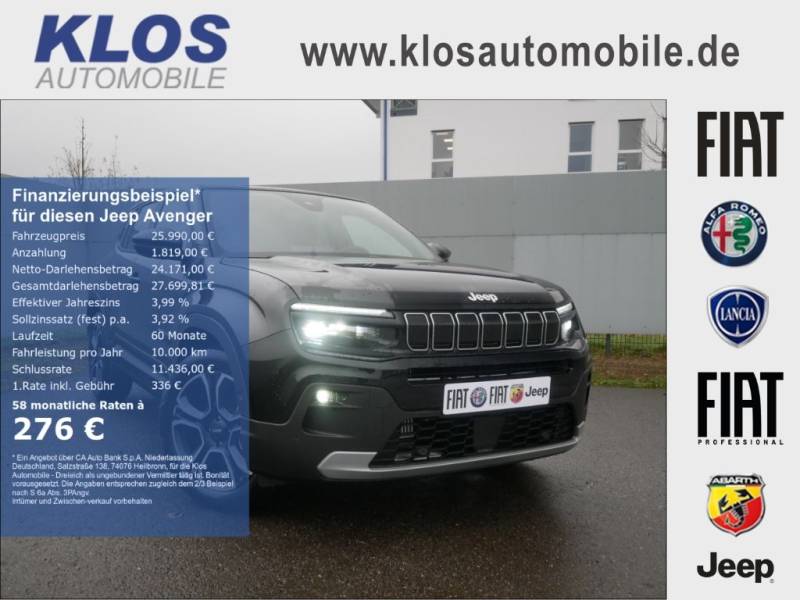 Jeep Avenger SUMMIT 1.2 T3 100 PS INFO KOMFORT