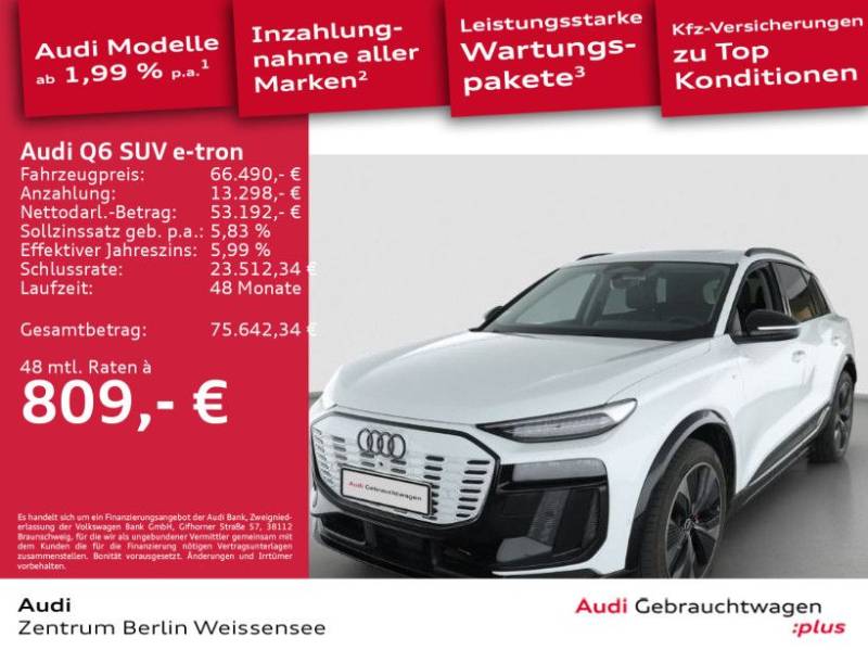 Audi Q6 e-tron*S-LINE*PANO*BandO*LEDER*360°*MATRIX*