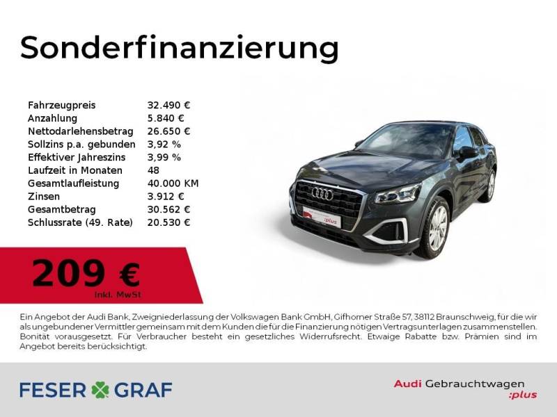 Audi Q2 35TFSI advanced S tronic Matrix-LED/Kamera/AH