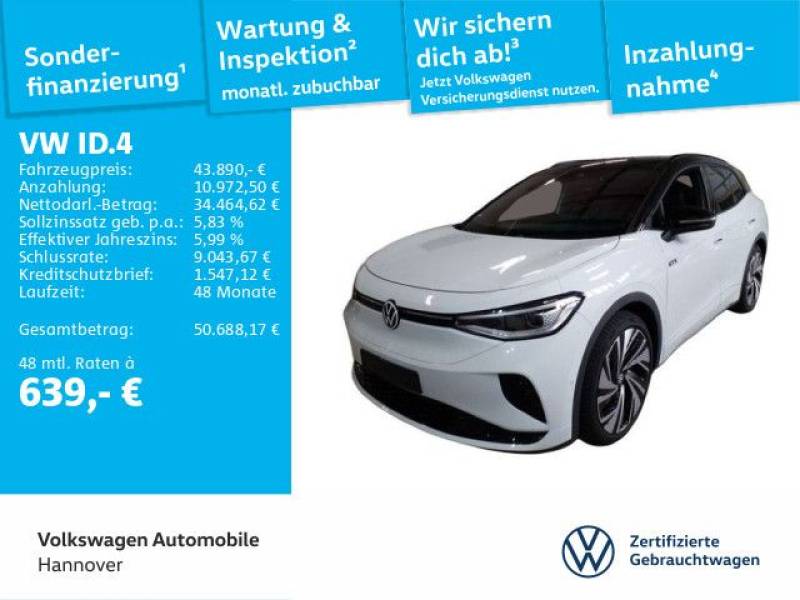 Volkswagen ID.4 GTX Navi Pano Kamera WP ACC LED SHZ PDC