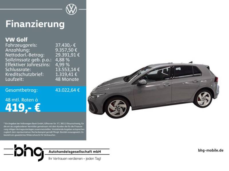 Volkswagen Golf 1.5 eHybrid OPF DSG GTE