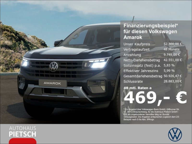 Volkswagen Amarok Doppelkabine 4Motion EU6d NFZ Life DC Mot