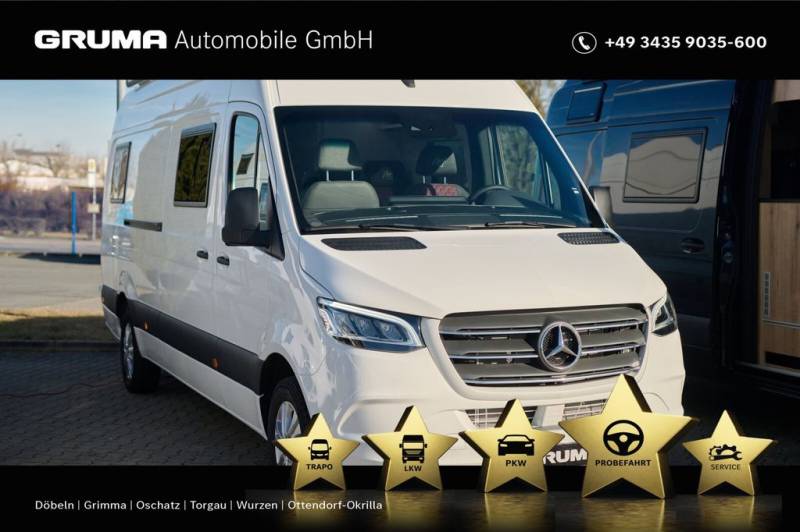 Mercedes-Benz Sprinter 319 CDI Hochdach Wohnmobil Küche+Bad+