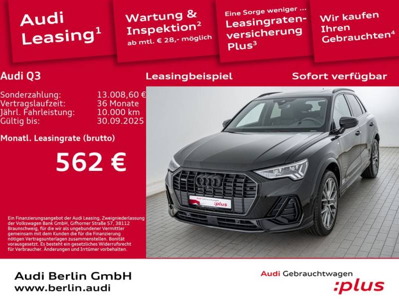 Audi Q3 S line 40 TFSI quattro S tronic