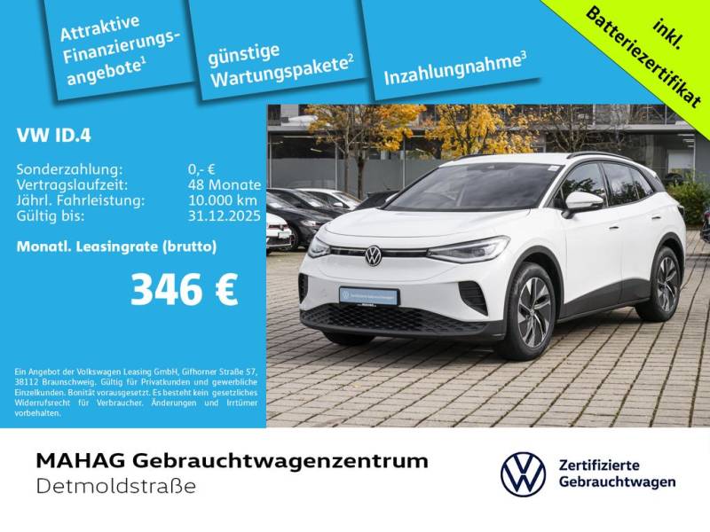 Volkswagen ID.4 Pure 55 kWh Wärmepu CCS IQ.Light Navi ParkP