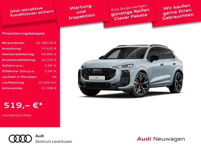 Audi Q3 TFSI S tronic PANO HUD AHK NAVI SHZ KLIMA PDC