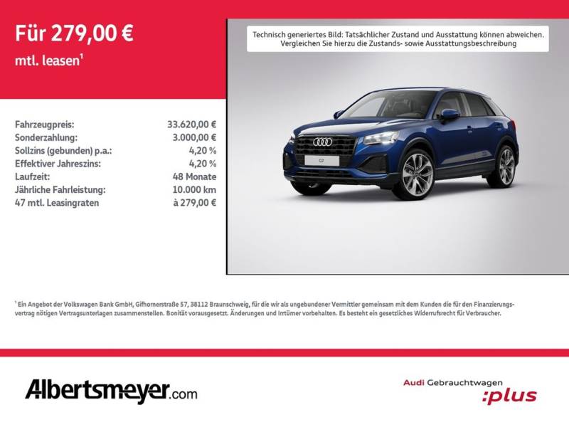Audi Q2 35 TFSI+MATRIX+NAVI+OPTIKPAKET