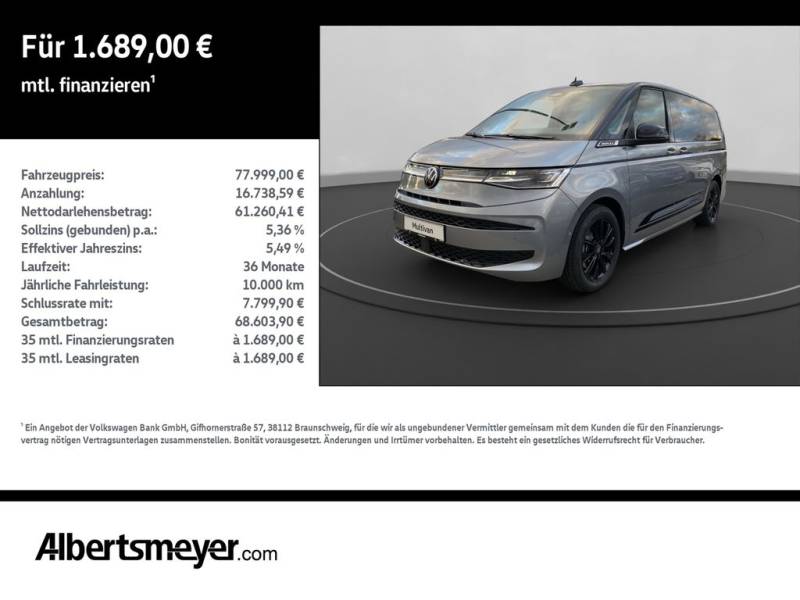 Volkswagen T7 Multivan 2.0 TDI Edition +LANG+MATRIX+NAVI+