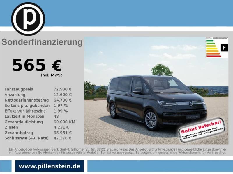 Volkswagen T7 Multivan Life LÜ STANDHZG IQ-LIGTH KAMERA AHK