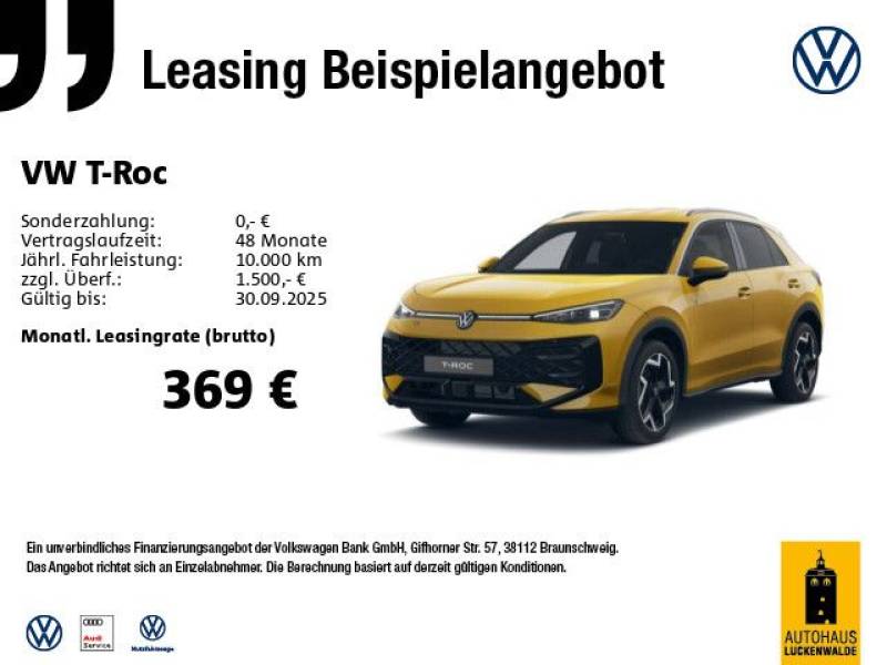Volkswagen T-Roc Der neue T-Roc R-Line 1.5 eTSI DSG