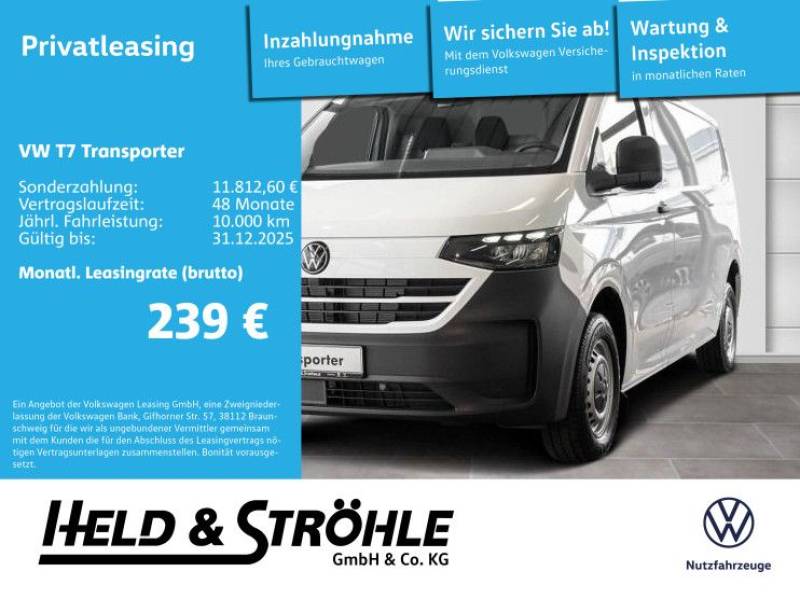Volkswagen T7 Transporter Kasten 2.0 TDI LR KLIMA !AKTION!